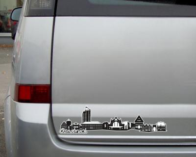 Osnabrück Skyline Autoaufkleber Aufkleber