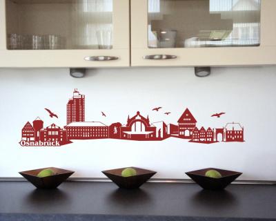 Wandtattoo Osnabrck Skyline - Ansicht 2