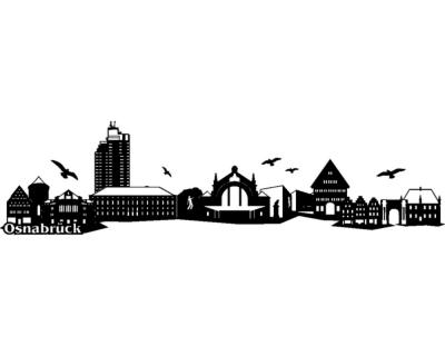 Wandtattoo Osnabrck Skyline - Ansicht 1
