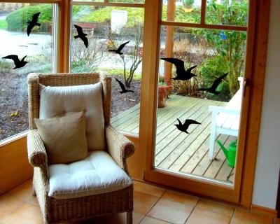 Wandtattoo Vogelschutzaufkleber Mwen-Set - Ansicht 2
