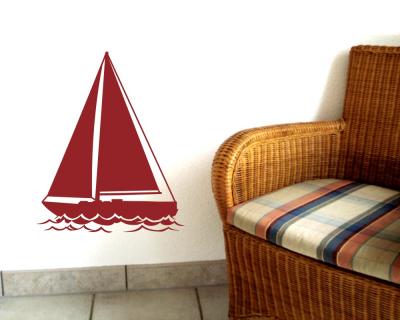 Segelyacht Wandtattoo - Ansicht 2