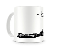 Tasse Essen Skyline Tasse Modellnummer  wei/schwarz