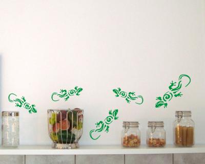 Wandtattoo Tribal Geckos Creativ-Set - Ansicht 2
