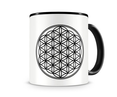 Tasse mit dem Motiv Blume des Lebens - Ansicht 3
