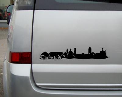 Darmstadt Aufkleber Skyline - Ansicht 2