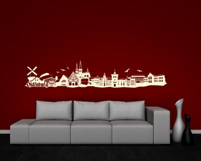Wandtattoo Oldenburg Skyline - Ansicht 2