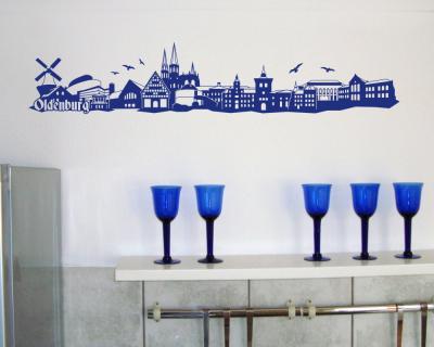 Wandtattoo Oldenburg Skyline