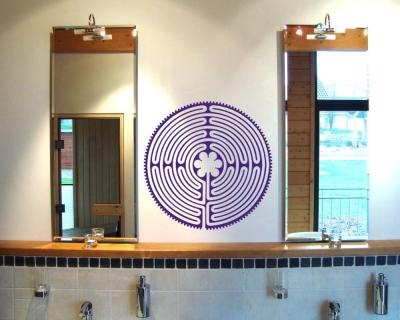 Wandtattoo Labyrinth von Chartres