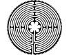 Wandtattoo Labyrinth von Chartres Wandtattoo