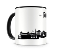 Tasse Rom / Roma Skyline Tasse Modellnummer  schwarz/schwarz