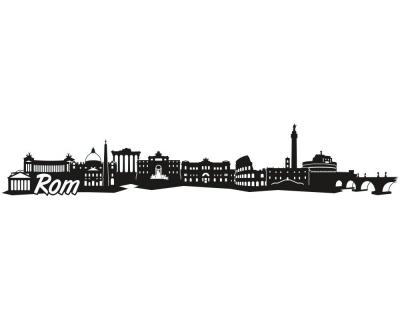 Rom Skyline Autoaufkleber - Ansicht 1