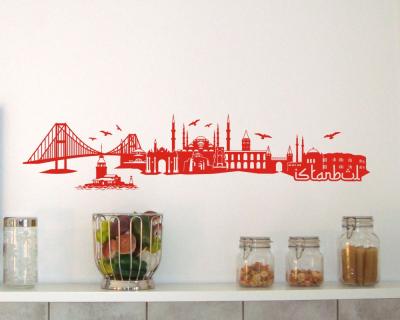 Wandtattoo Istanbul Skyline - Ansicht 2