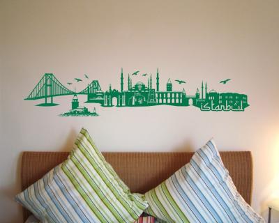 Wandtattoo Istanbul Skyline - Ansicht 3