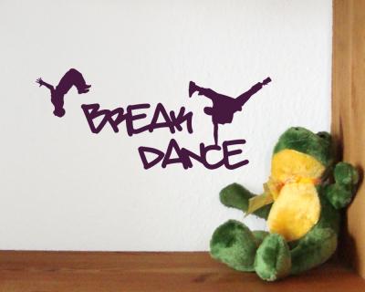 Breakdance Wandtattoo - Ansicht 3