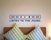 Wandtattoo 'Listen to the Music'