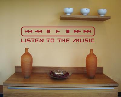 Wandtattoo 'Listen to the Music' - Ansicht 3