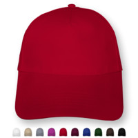 Kappe - 5 Panel Cap Myrtle Beach  Kappe Modellnummer  rot