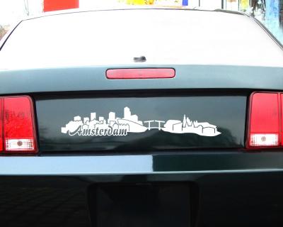 Amsterdam Aufkleber Skyline