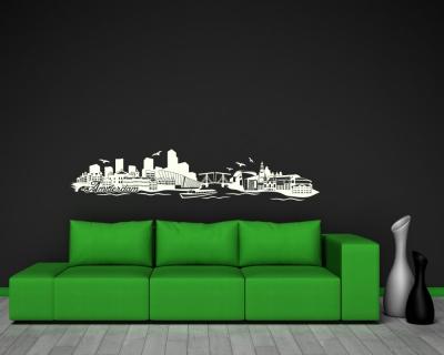 Wandtattoo Amsterdam Skyline - Ansicht 2