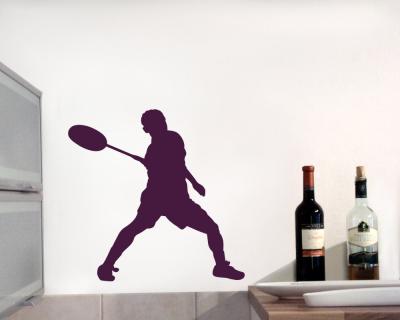 Wandtattoo Badmintonspieler Drive - Ansicht 3