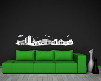 Wandtattoo Bukarest Skyline Wandtattoo
