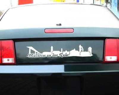 Mlheim an der Ruhr Aufkleber Skyline - Ansicht 2
