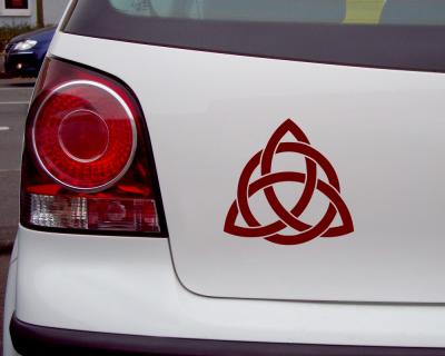 Aufkleber Keltischer Triquetra Knoten - Ansicht 2
