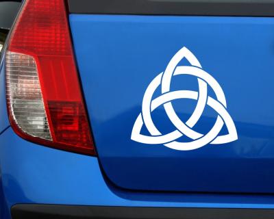 Aufkleber Keltischer Triquetra Knoten