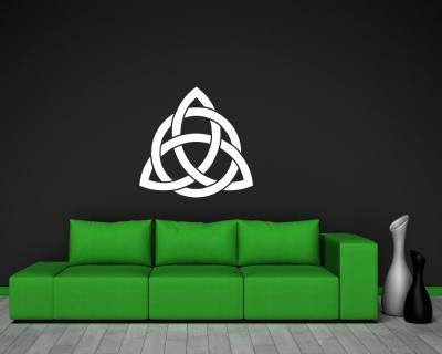 Wandtattoo Keltischer Triquetra Knoten