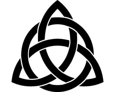 Wandtattoo Keltischer Triquetra Knoten - Ansicht 1