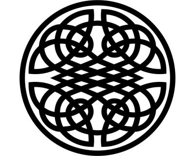 Aufkleber Keltischer Kreis Knoten