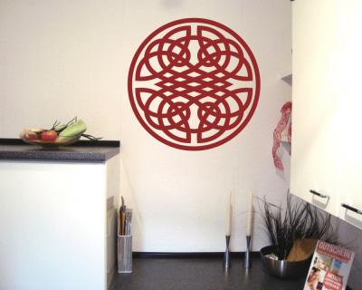 Wandtattoo Keltischer Kreis Knoten