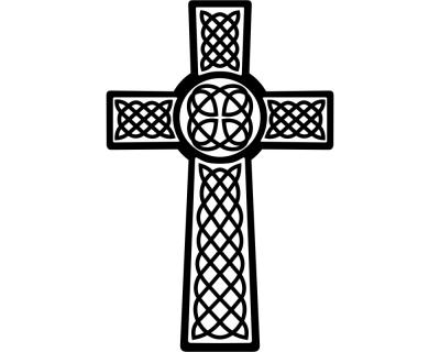 Aufkleber Keltisches Kreuz