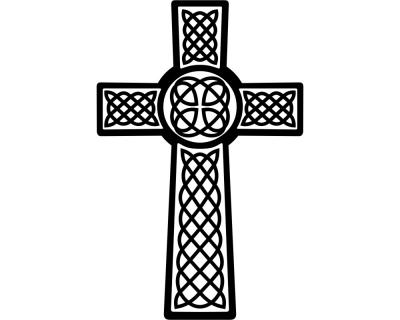 Aufkleber Keltisches Kreuz