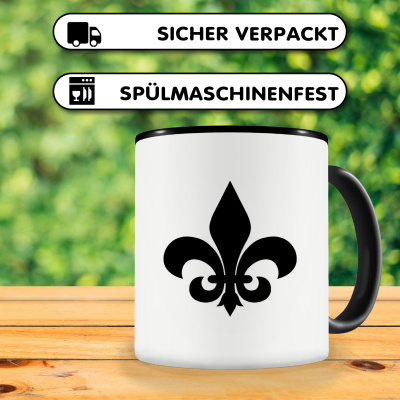 Tasse mit dem Motiv Fleur de Lis - Ansicht 4