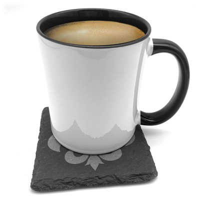 Untersetzer mit Fleur de Lis Gravur - Ansicht 4