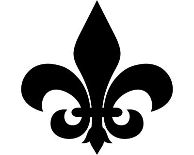 Aufkleber Fleur de Lis Aufkleber