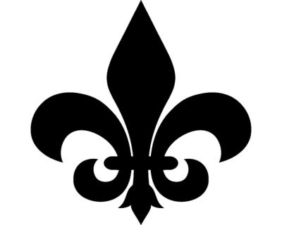 Wandtattoo Fleur de Lis