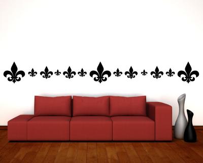 Wandtattoo Fleur de Lis Set Wandtattoo