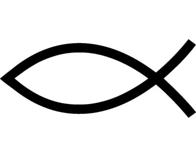 Wandtattoo Christenfisch - Ansicht 1