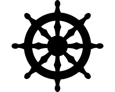 Aufkleber Dharma-Rad - Ansicht 1