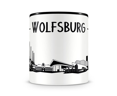 Tasse Wolfsburg Skyline - Ansicht 2