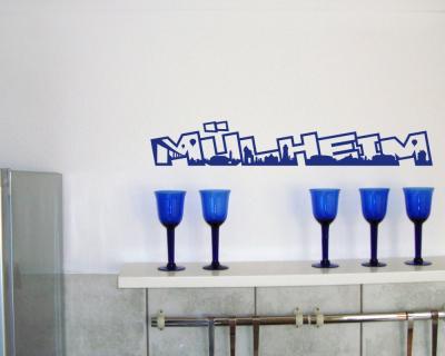 Mlheim an der Ruhr Skyline Wandtattoo - Ansicht 3