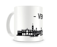 Tasse Venedig Skyline Tasse Modellnummer  wei/schwarz