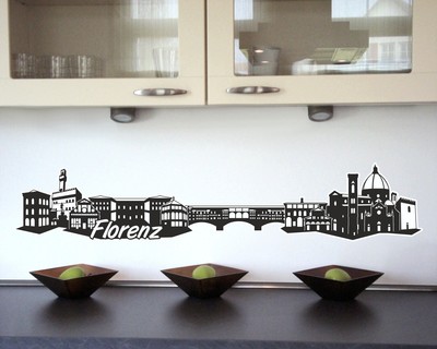 Florenz Skyline Wandtattoo