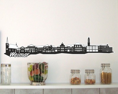 Weimar Skyline Wandtattoo