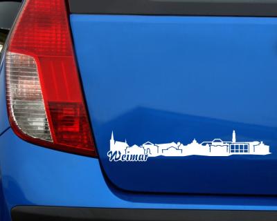 Weimar Skyline Aufkleber - Ansicht 2