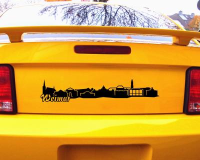 Weimar Skyline Aufkleber