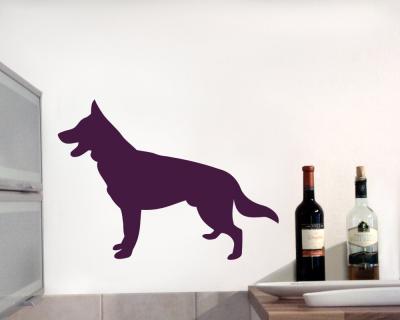 Schferhund Wandtattoo