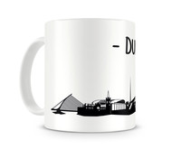 Tasse Dublin Skyline Tasse Modellnummer  wei/schwarz